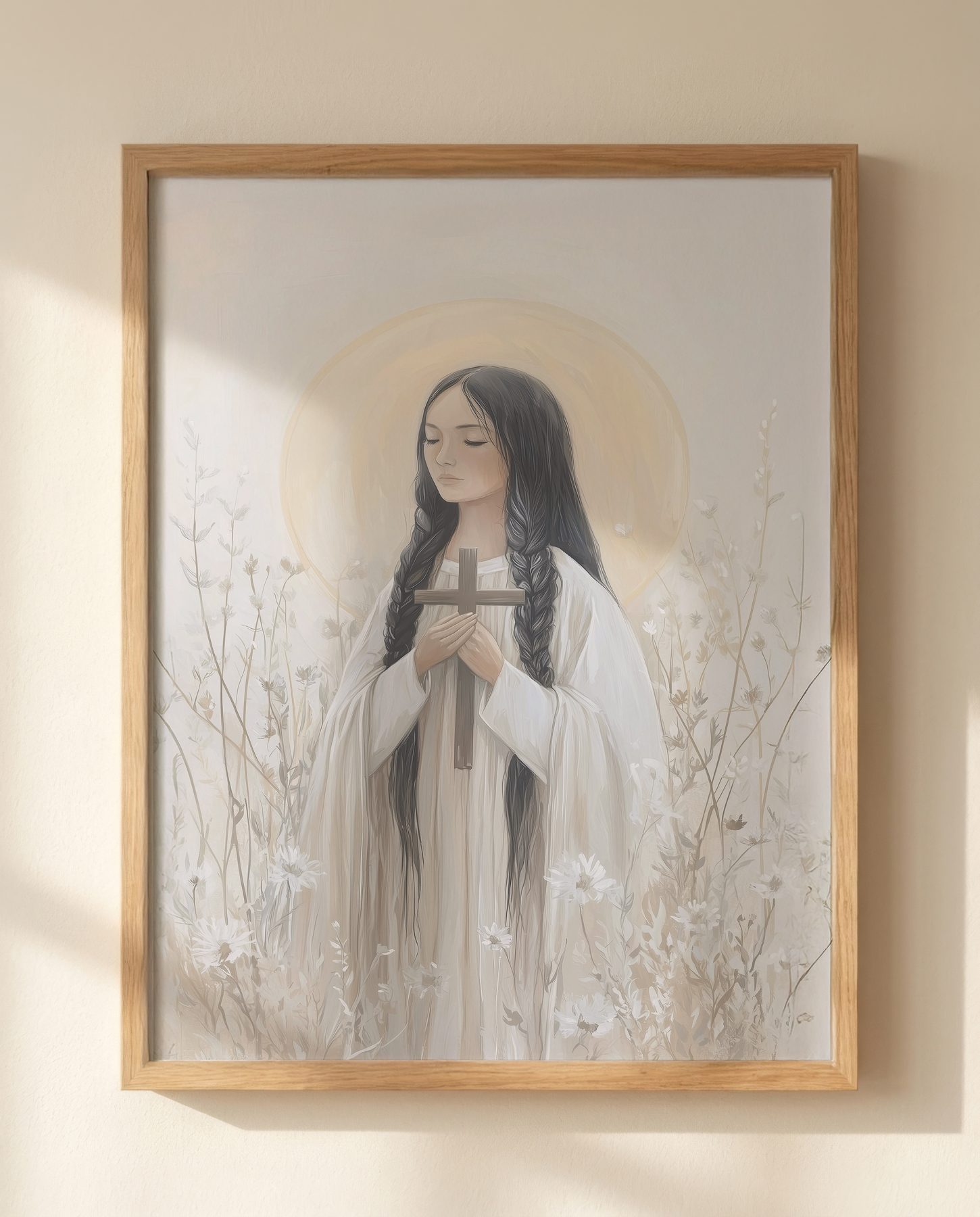 Saint Kateri Tekakwitha in Prayer print