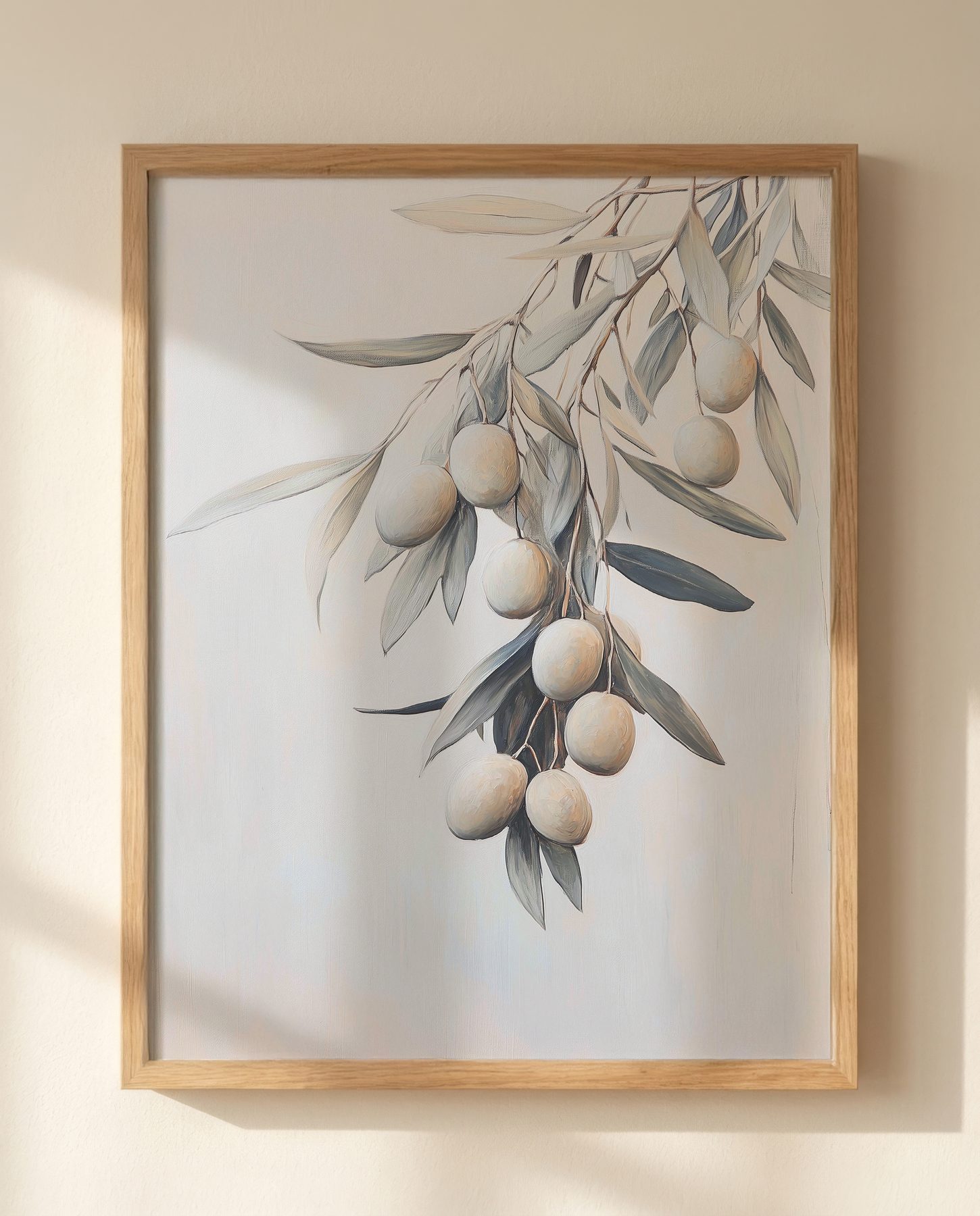 Olive Branch Peace Symbol — Close-up wall mockup